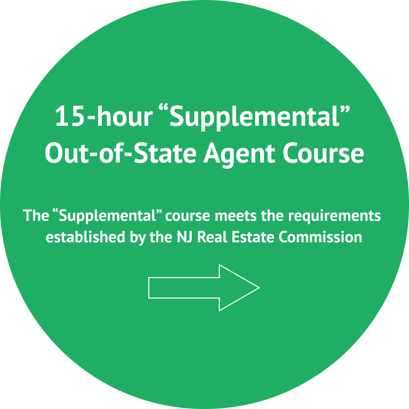 15-hour “Supplemental” Out-of-State Agent Course